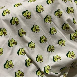 Avocado fitted twin sheet